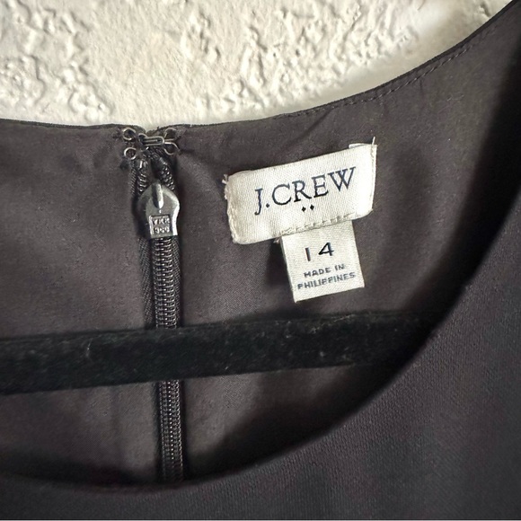 J. Crew Belted Suiting Dress Black Size 14 - Picture 5 of 8
